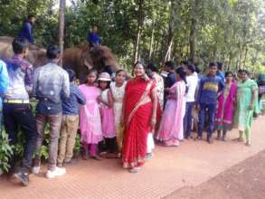 The team in Zoological Park