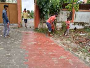 Cleaning work