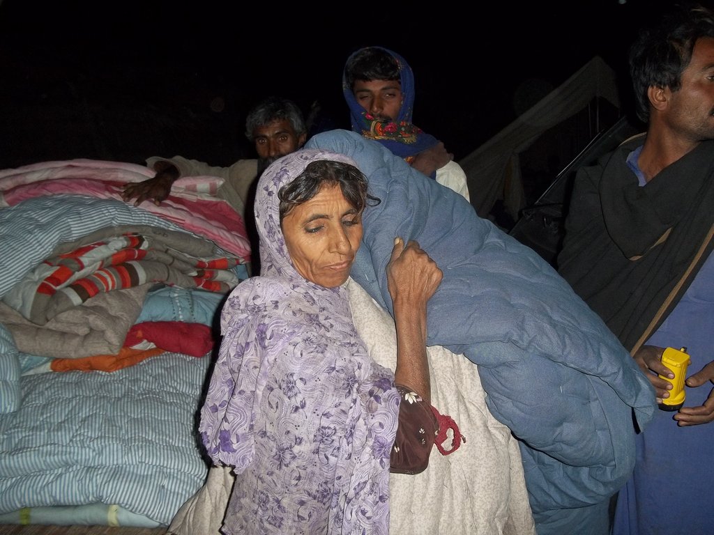 Quilts for 500 women & children in Pakistan