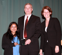 Maricruz in the Award Ceremony