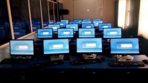 Donated computers to all-girls school in Nigeria