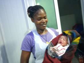 Second baby born at Julia Burke Maternity Center