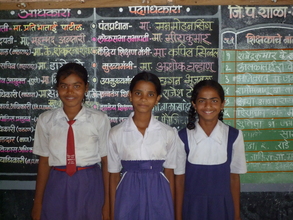Bicycles Donated to Madhuri, Varsha & Jyoti