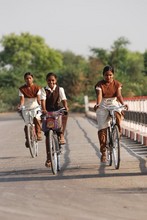 Ashwini's bicycle helps her to continue her education