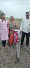 Payal with her parents
