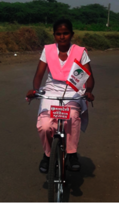 Rajani on Her Bicycle