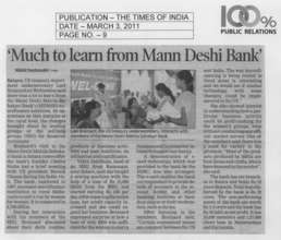 Much to learn from Mann Deshi