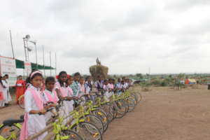 Bicycle Donated to School Going Girls
