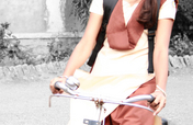Give a girl a bike: help her to go to school