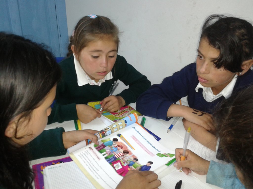 Working in group with our Learning Guide.