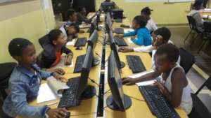 Learners of Mzamomhle Primary