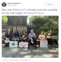 Joining the Youth #Fridays4Future strike in NYC