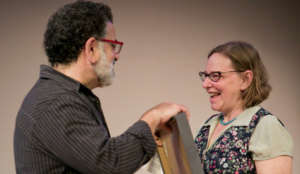 Wendy received a LES Community Hero award