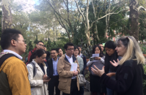 Visiting eco-specialists meet local thought leader