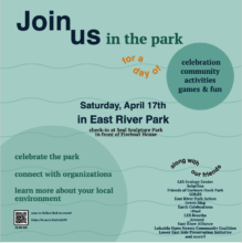 Join us on April 17 in East River Park