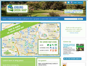 JoburgGreenMap.co.za has embedded a Green Map