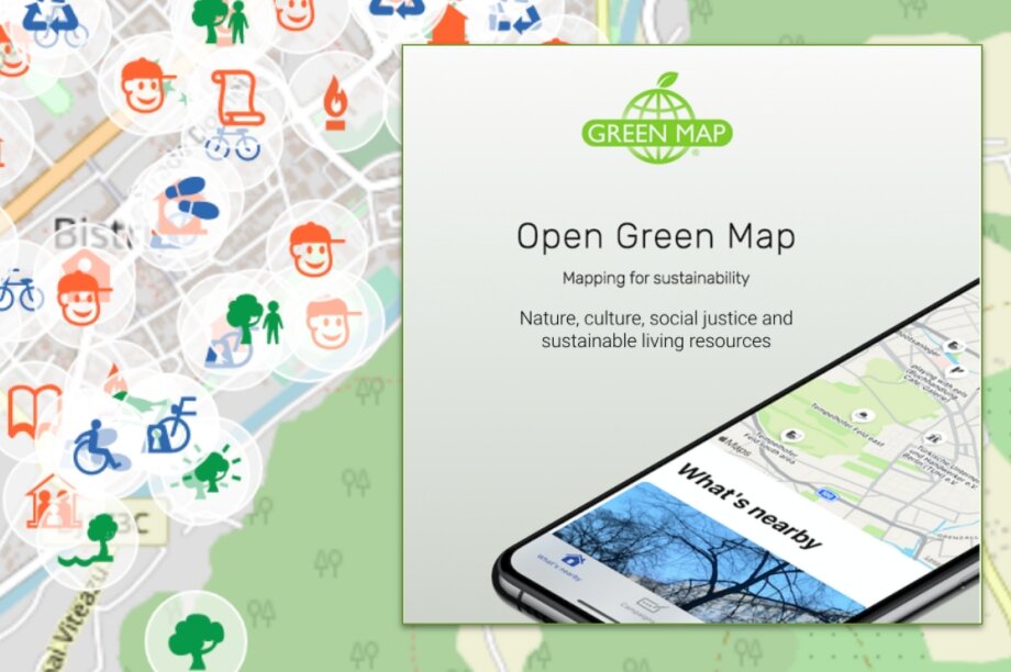 Green Map's new mapping platform with App