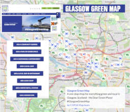 Cop26 host city Glasgow Green Map 2021