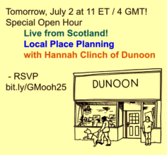 Our monthly open hours include guest leaders