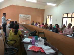 Training with the WCD Department Office Bearers