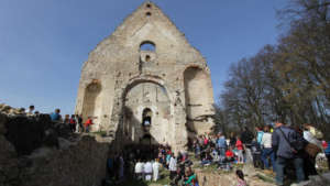 The church of Katarinka during the pilgrimage