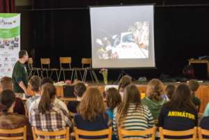 A lecture about the incoming summer camp