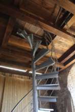 New iron stairs to Katarinka tower