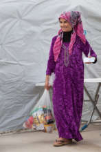 Receiving a Food Pack