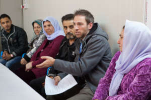 Meeting with representatives of local community