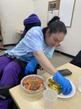 Preparing pot roast