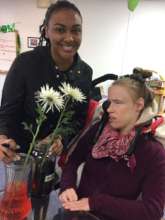 Learning about flowers and dye