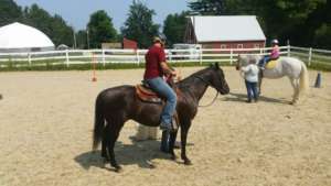 Family ride---Jeremy riding with his daughter