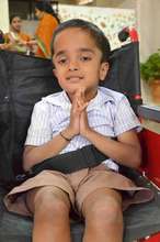 Differently abled child in Dharithree