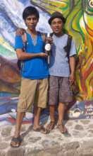 Giovani and Jeremias with their new presentation