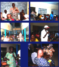 Parents at a Life Skills Session in Togo 2