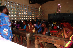 Parents at a Life Skills Session in Togo 2