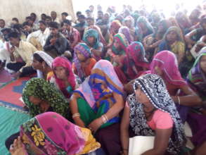 People attending Child Marriage Prevention Meeting