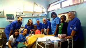 Doctors at work