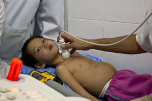 Young Patient in Angkor Hospital, Cambodia