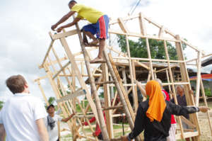 Housing being constucted in Tindog