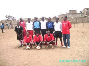 The current Kenya Homeless World Cup national team