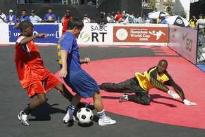 Pitch Action from Kenya in S. Africa.