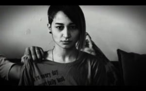 A still from a short film about sexual harassment