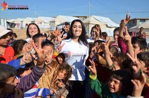 Yezidi children, refugee camp in Duhok