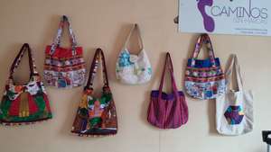 Purses made by Dona Lucy, Norma, and Patty