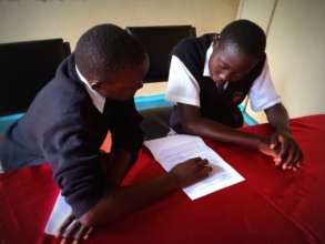 Two WISER Girls review each other's writing