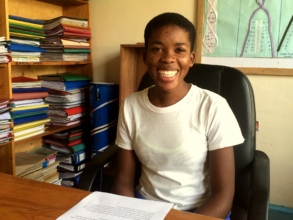 Valary puts the final touches on her Op-Ed