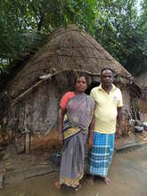 A Dalit family from the Cuddalore district