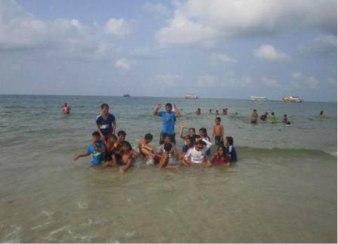 Children in Sihanoukville