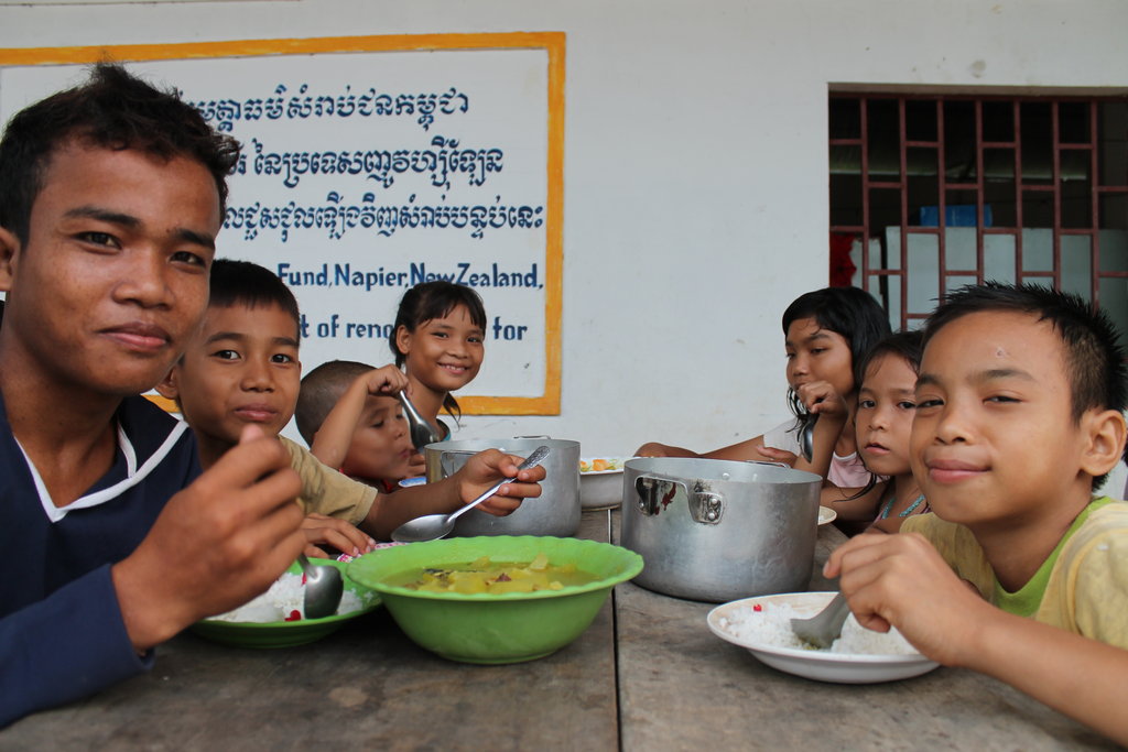 Provide Meals for 35 Children in Rural Cambodia